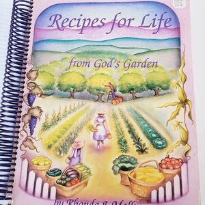 Vintage Recipes For Life From God's Garden Cookbook Natural Healthy Easy